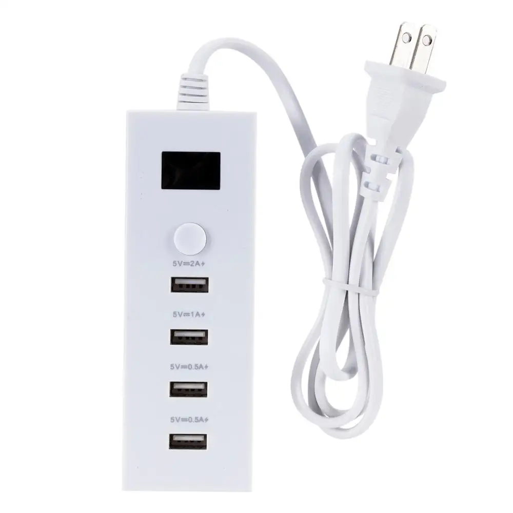 4 Port USB Hub 5V Quick Charger Wall Charging Station