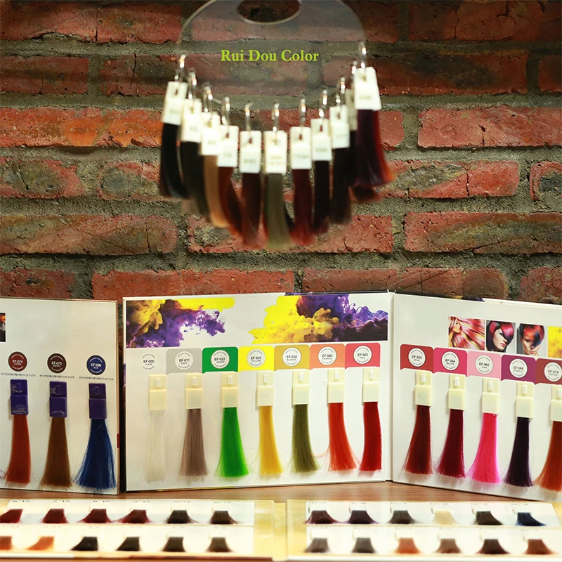 Wholesale high quality hot sale OEM design professional hair color chart
