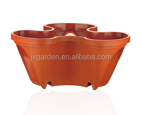 
garden nursery planter plastic vertical flowerpot 