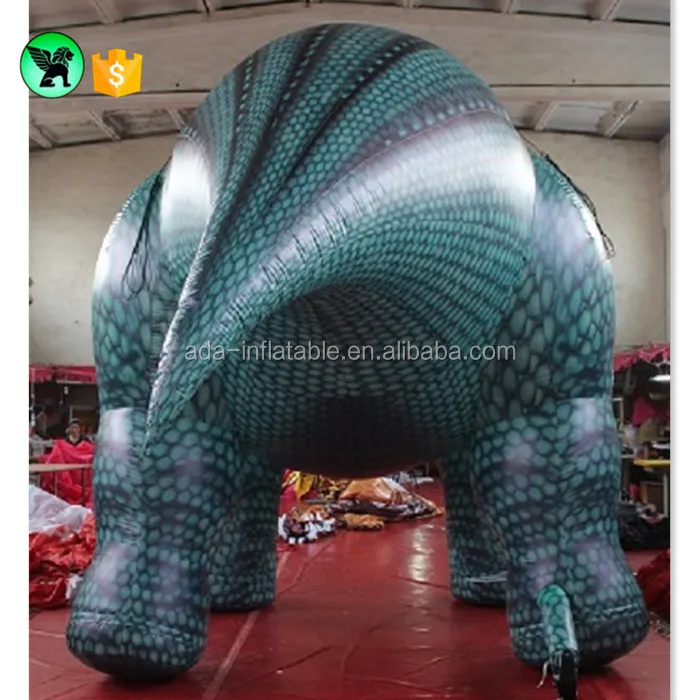 Гигантский зеленый рекламы надувные животных мультфильм индивидуальные динозавр надувной для события