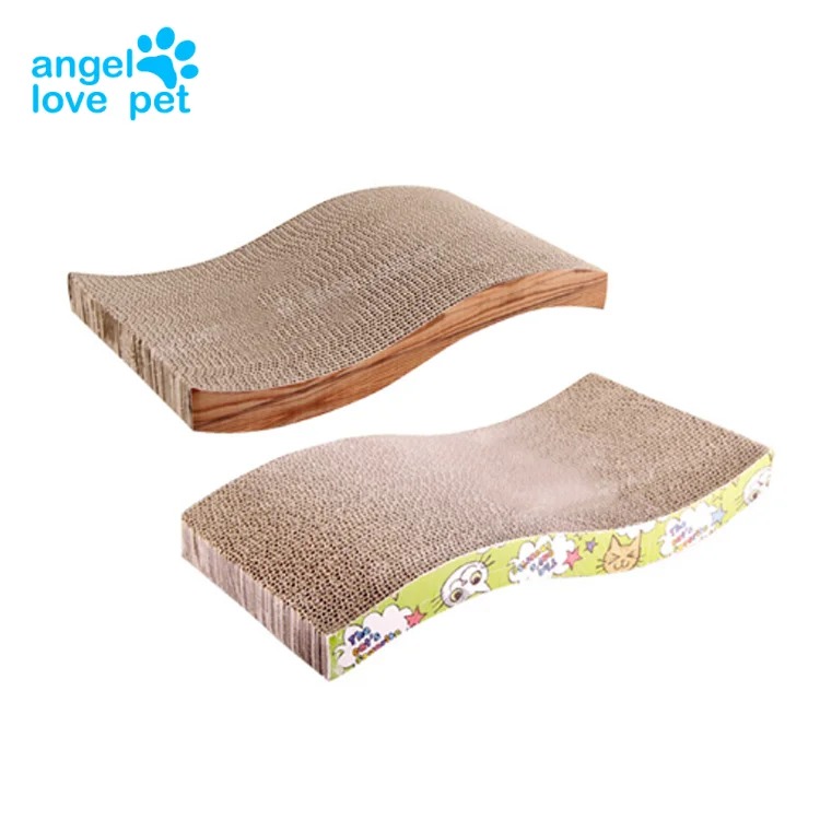 Картонная чесалка для кошек, волнистая шлифованная лапа, игрушка для домашних животных С Кошачьей Мятой, доска для кошек, игрушка для домашних животных