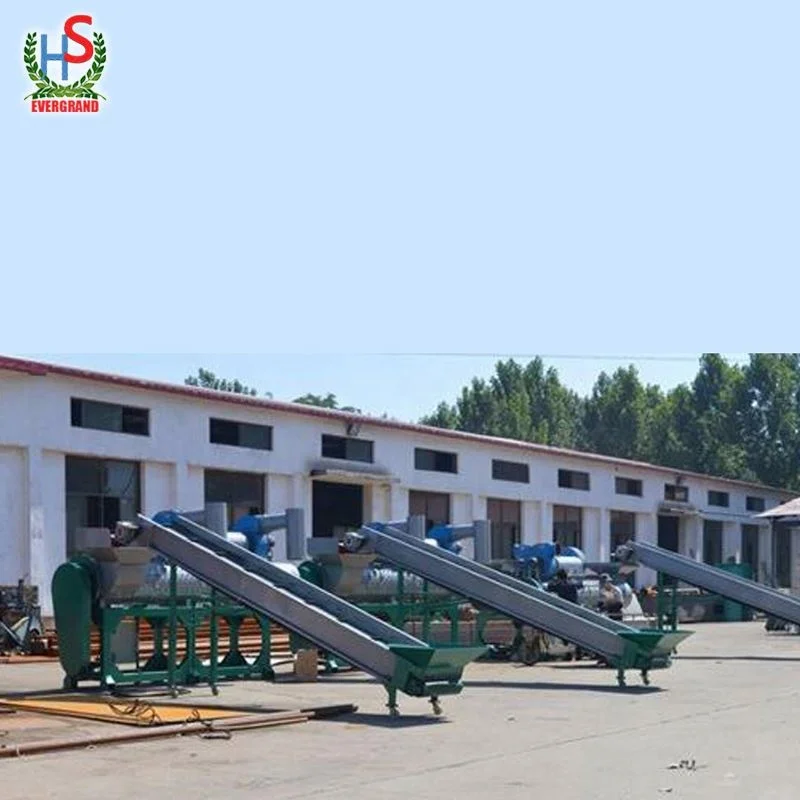 Plastic PET bottle label removal machine