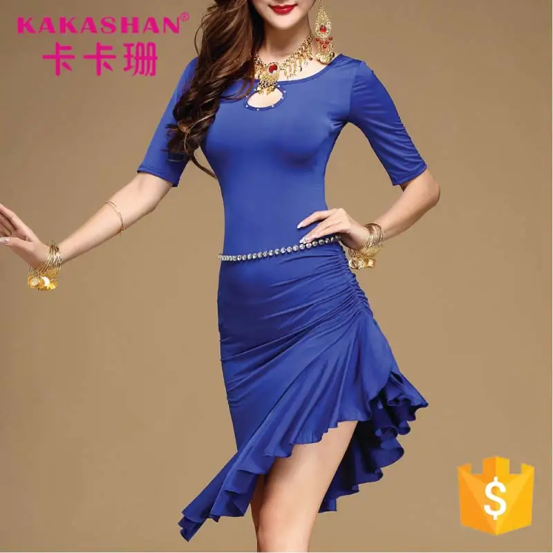 
Women Cha Cha Cha Dance Dress American Ballroom Latin Evening Dress 