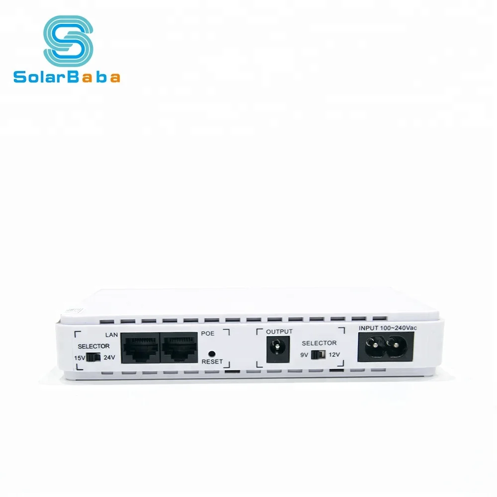 
poe 5v 9v 24v output 220v input small size dc mini ups 