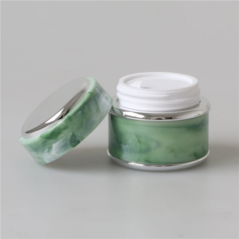 luxury nail gel jar 50 ml colorful plastic cosmetic cream container