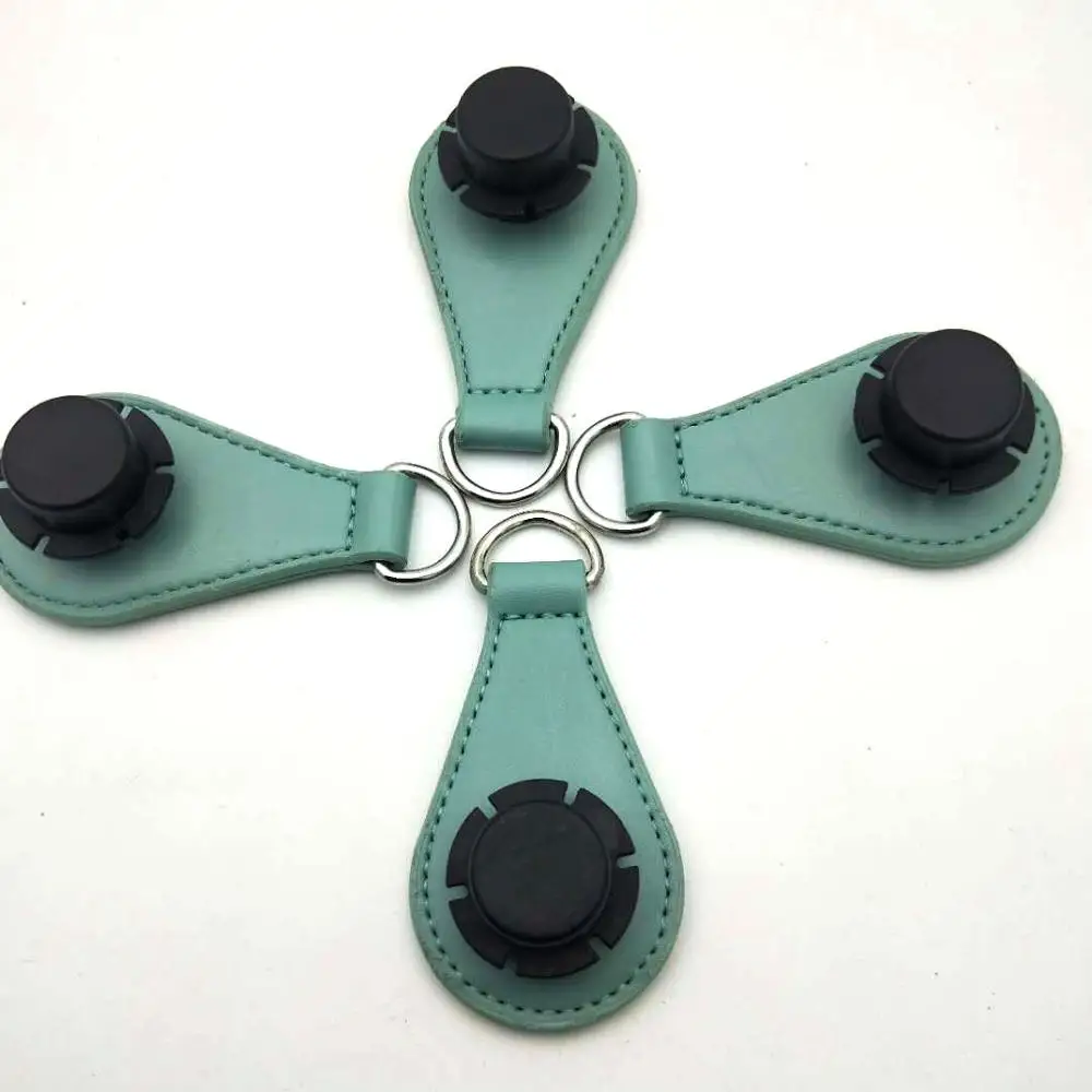 Factory  Shiny PU Drop end for Obag handle strap removable Drop attachment for O bag 2 pair 4 pc/ set