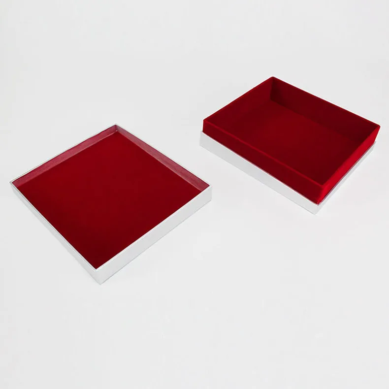 2024 Luxury Necklace Wholesale Jewelry Packaging Boxes A Set Jewelry Gift Box Wiredrawing Design Pu Leather Ring Jewelry Case