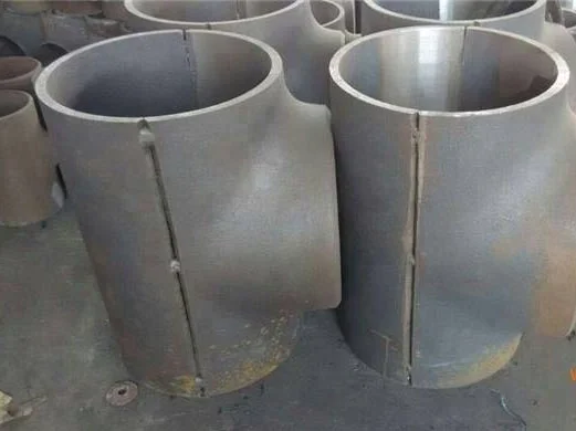 ASTM A234 WPB carbon steel forged split tee