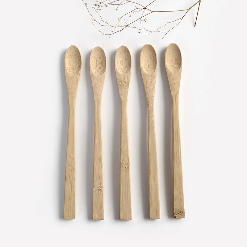 Disposable Eco-Friendly Stir Coffee Stick Bamboo Tea Spoon