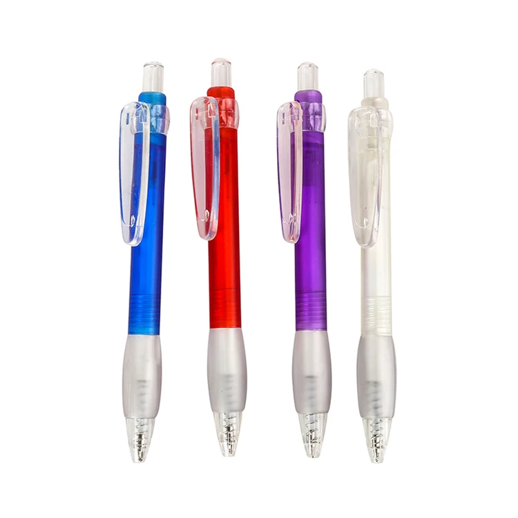 Custom Ballpoint Pen With Logo Plastic Ballpoint Stylus Pen For Promotional Items
