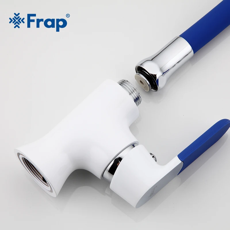 Frap Multi-color Silica Gel Nose Any Direction Kitchen Faucet Cold and Hot Water Mixer Torneira Cozinha F4034 7253