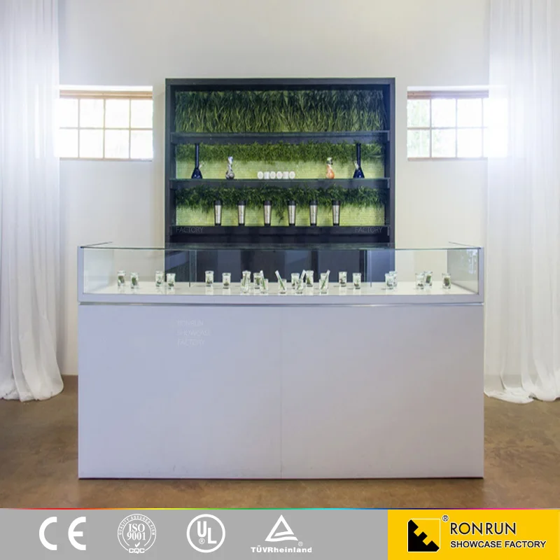 Modern laptop display counter furniture for store interior design