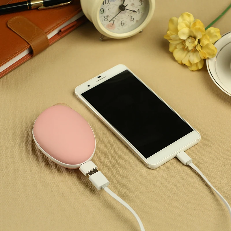 Wholesale Home Winter Gifts 3800mah Chareable Mini USB Electric Hand Warmer With Power Bank