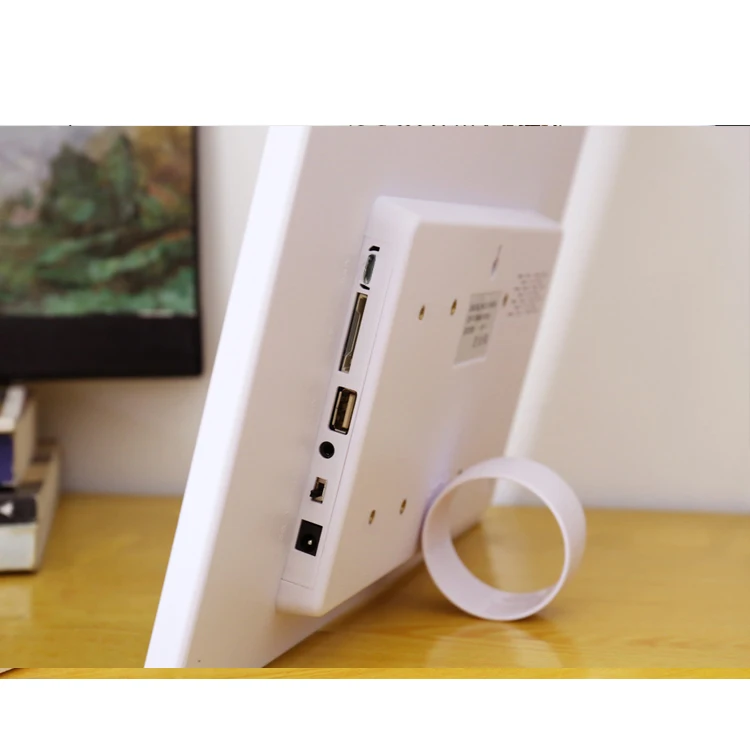 17 дюймов 1440*900 фронтальная сенсорная цифровая фоторамка Высокое разрешение широкоэкранная рамка для фотоальбома фотографий