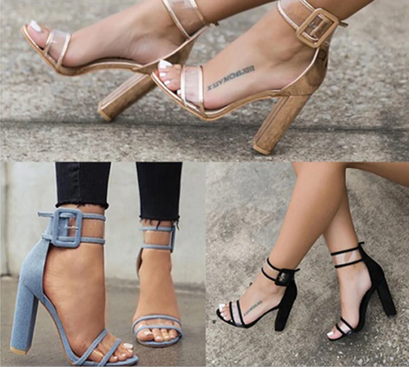 Big size High heels new dress women lady heel sandal 2022 for women