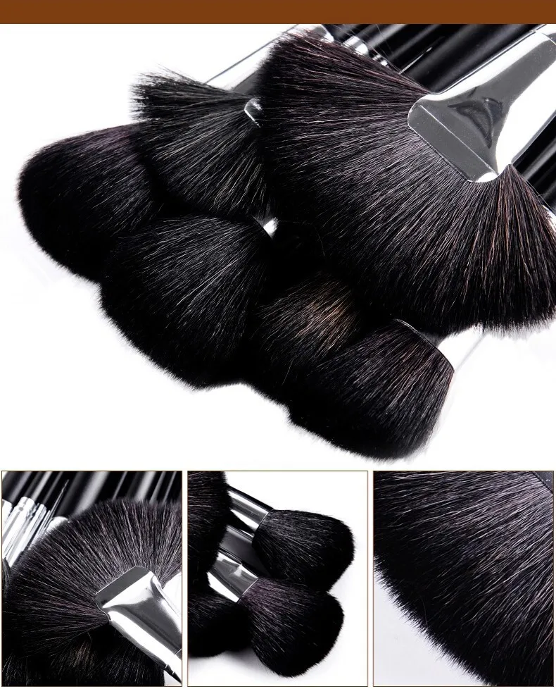 MSQ 32 pcs Professional belt brush set high end cosmetics wholesale