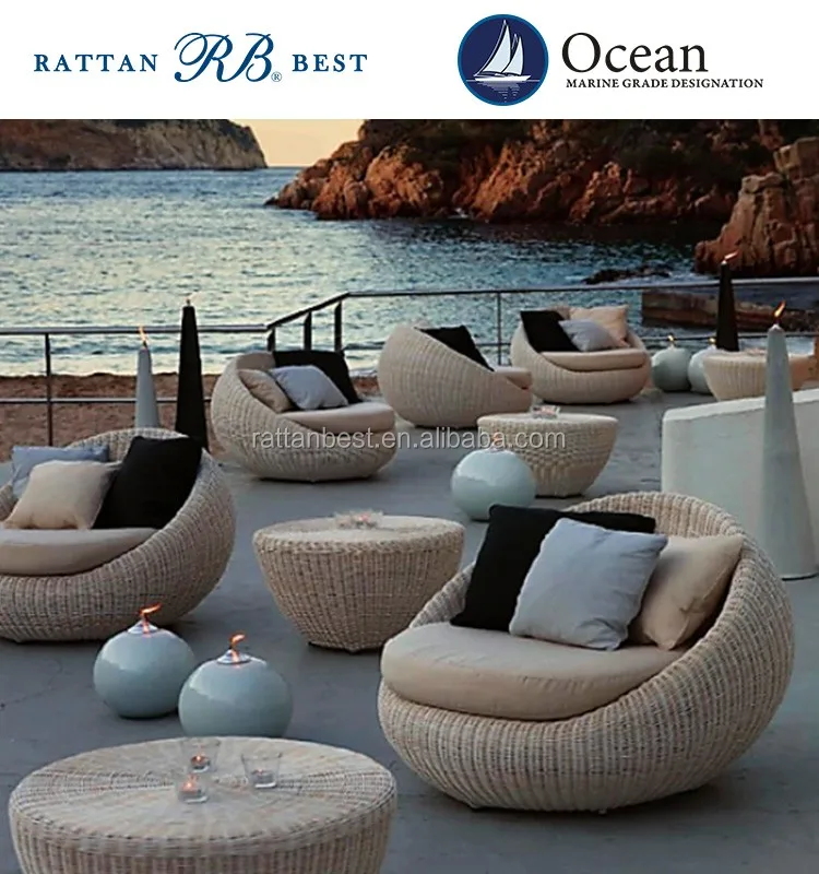 rattan outdoor ball egg chair