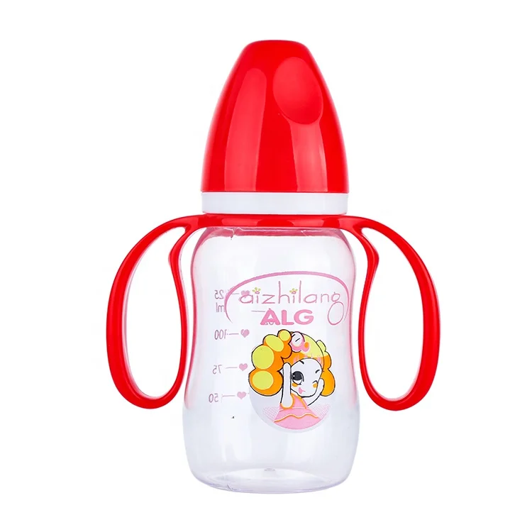 Factory supply 240ml wide mouth silicone baby feeding milk bottle with straw
