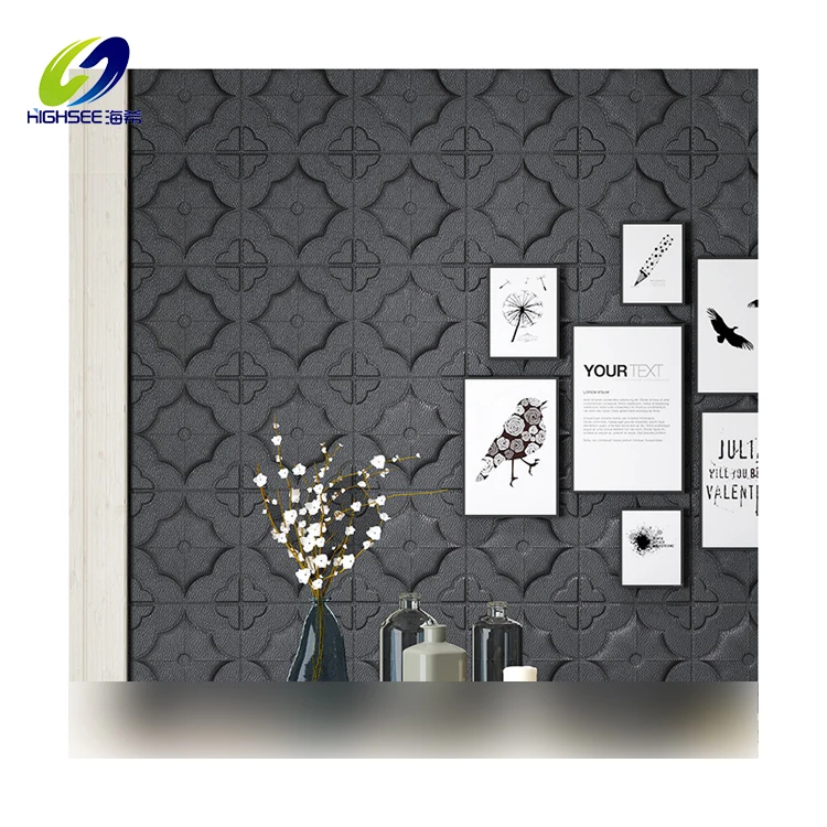 2018 Interior Decorative Tile Stickers Paneles De Pared Decorativos 3D