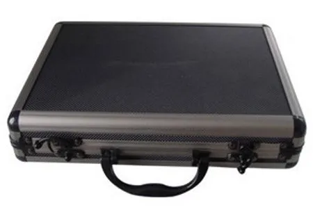 Aluminum Briefcase Attache Locks Pockets Laptop Office Travel Case KL-C408