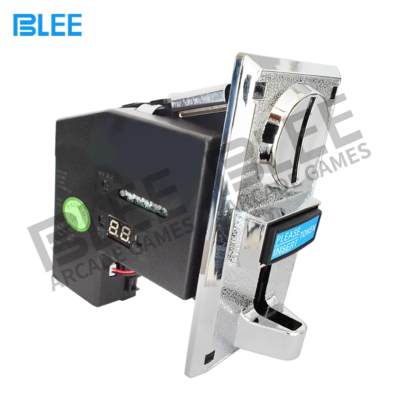 Mechanism Arcade Games Machine Accessory Part Plastic Electronic 616 Coin Acceptor CPU Comparison Coin Selector