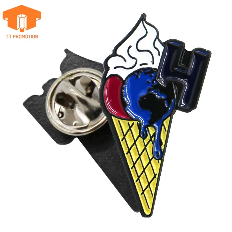 
Factory Making School Collar Hard Soft Enamel Metal Custom Lapel Pin 