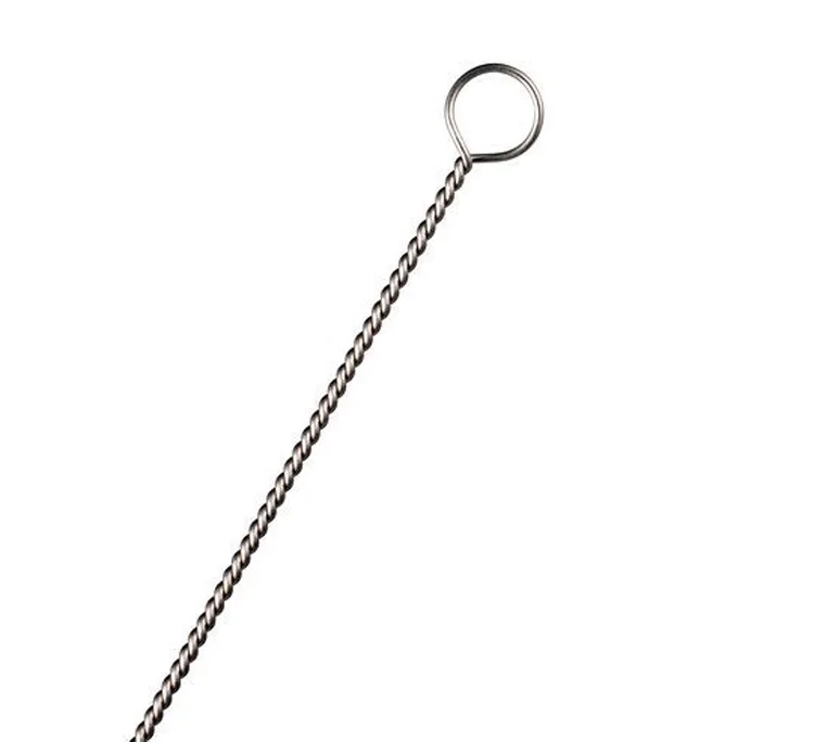 Chinese Factory Price Stainless Steel 5cm Head Different Length Straw Cleaning Brush