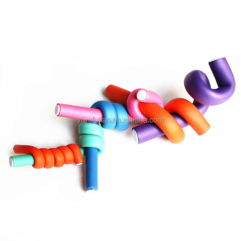 
10 Pcs/Set Hair Curler Curling Sticks Soft Foam Twist Flexi Rods 