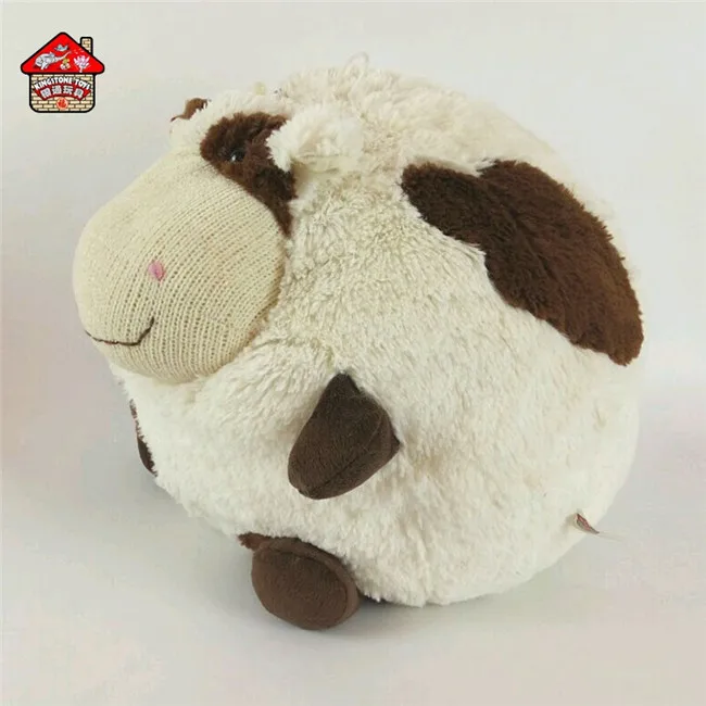 Soft PP cotton stuffed animal cow body pillows plush toy