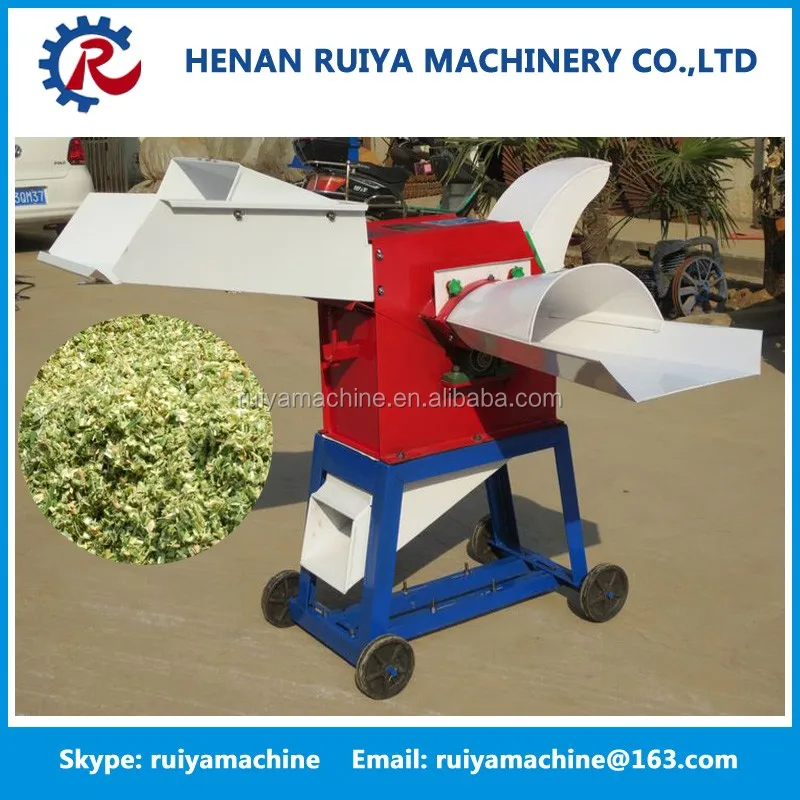 Small Combined hay cutter/hay crusher/hay chopper machine