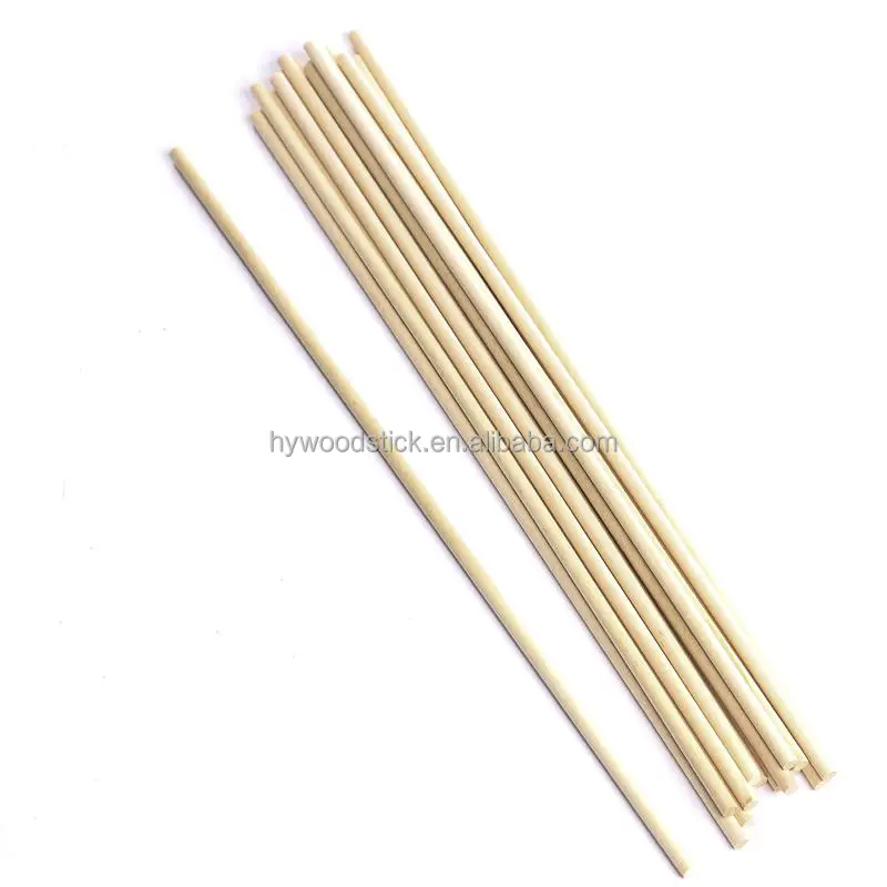 Round Wooden Popsicle Craft Candy Sticks For Plants