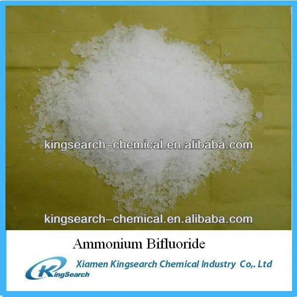 
ammonium bifluoride 98% ammonium hydrogen fluoride 