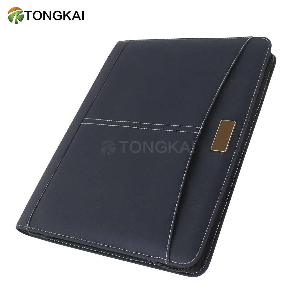 Briefcase a3 size file folder desktop folder organizer padfolio with notepad