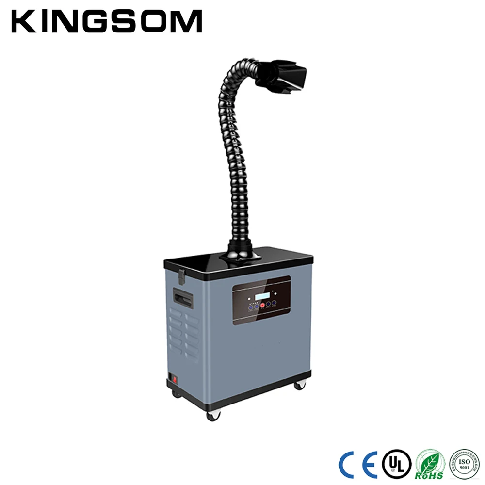 Промышленный обновленный дизайн дымовой фильтр для лазерной резки, портативный экстрактор дыма, цифровой экстрактор дыма