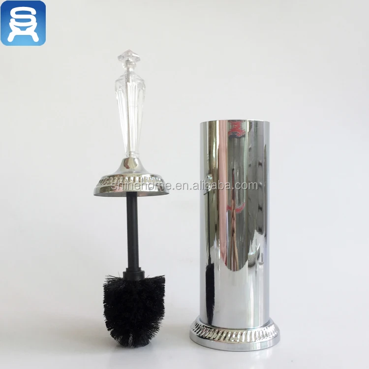 
bathroom accessory metal hotel toilet bowl brush holder bronze plated antique style 