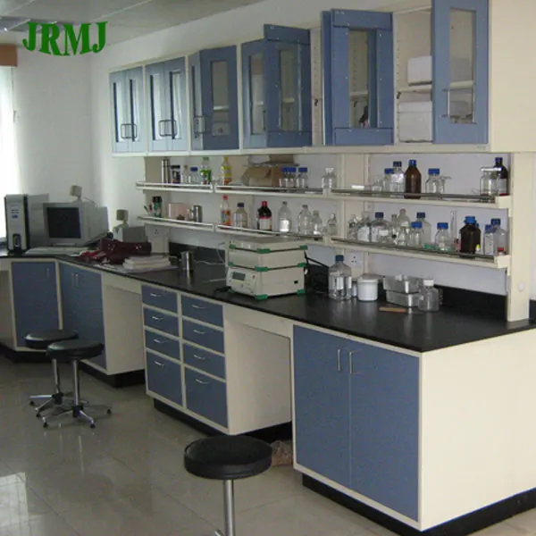 Laboratory Furniture Chemical Resistant Workstation for Chemistry Lab island bench  wall bench
