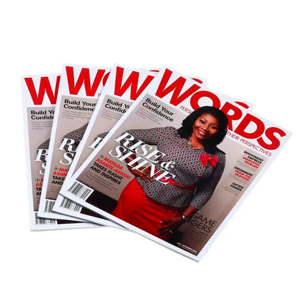 Custom catalog full color Chinese printing company magazine