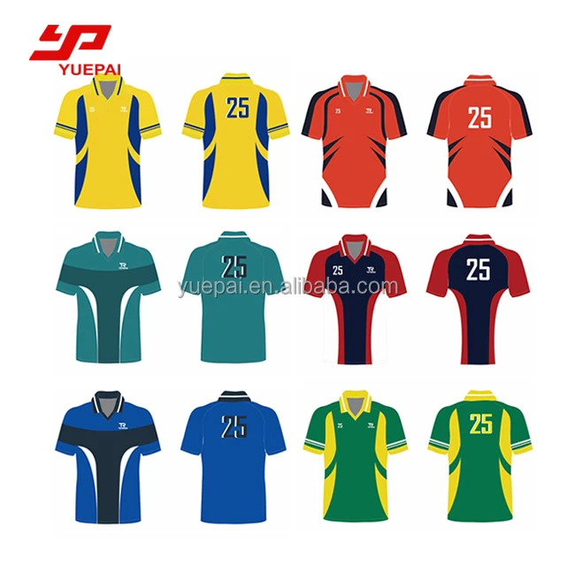 Custom men cricket team jerseys, sublimation cricket wear