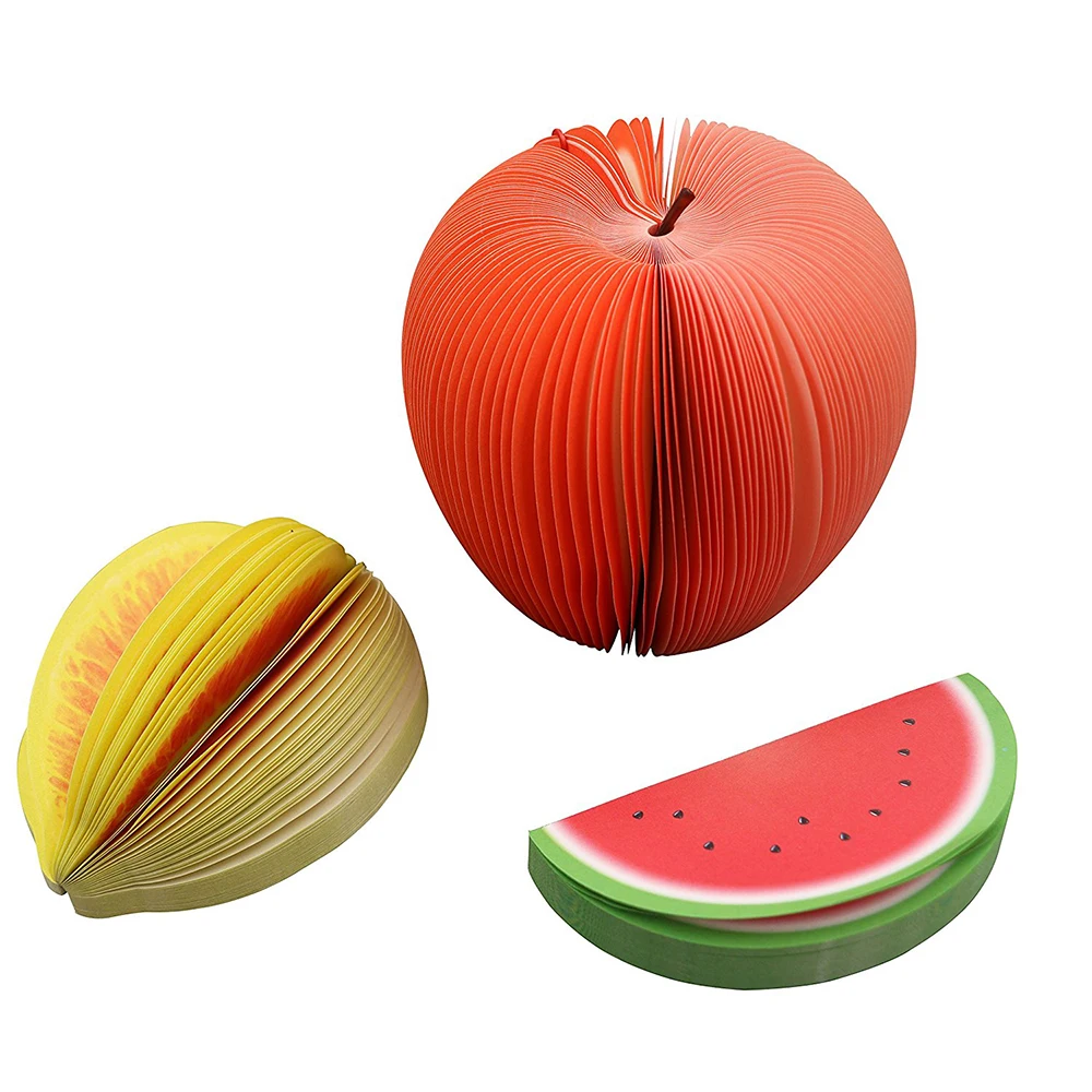 Cheap Custom Logo Sticky Note 3D Fruit And Vegetable Sticky Note Message Note