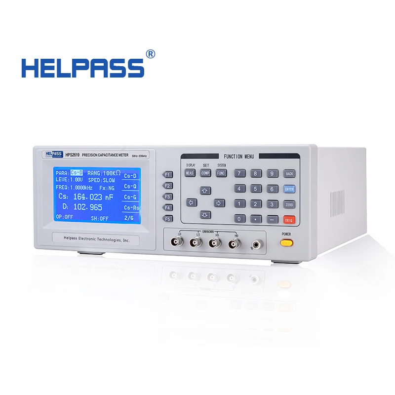 HPS2619 Capacitance Meter or Digital LCR Meter with accuracy 0.05%