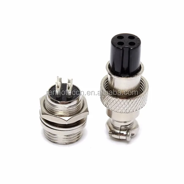 4 контактный разъем GX12 круговой разъем