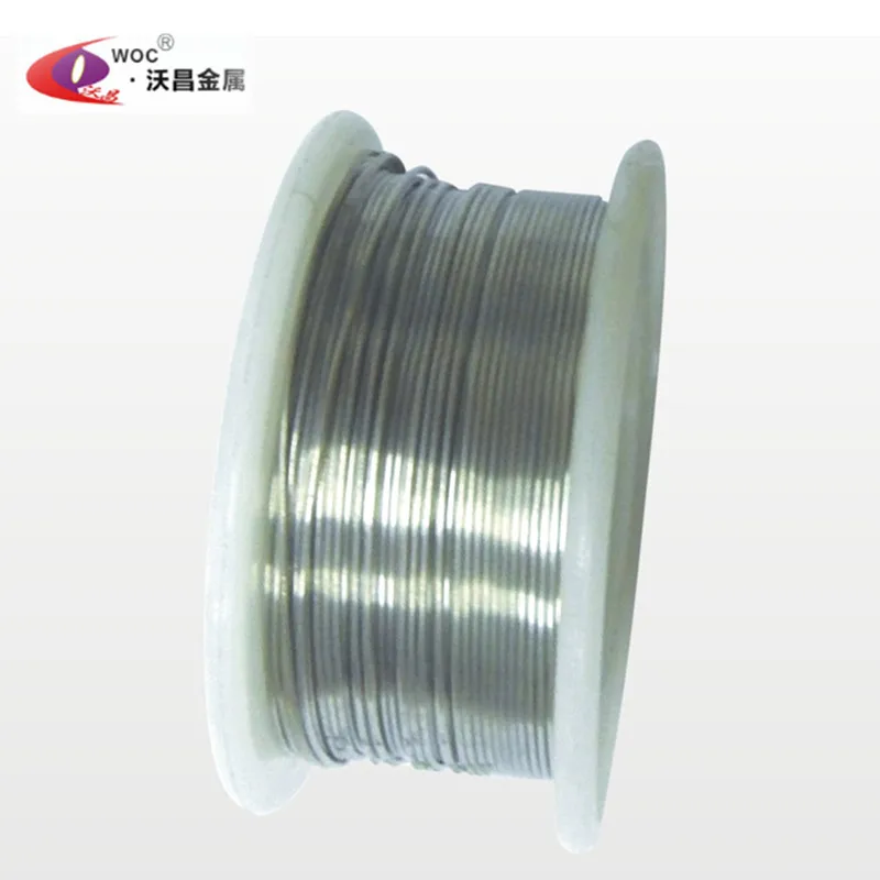 Custom Thermal Fuse Material 1 mm Tin Indium Alloy  Wire 1mm In 52 Sn 48 Low Temperature Solder Wire