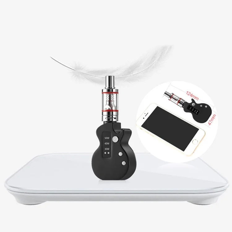 
guitar shape adjustable 30-40-50w box mod 50w vape box mod e cigarette vape mods 