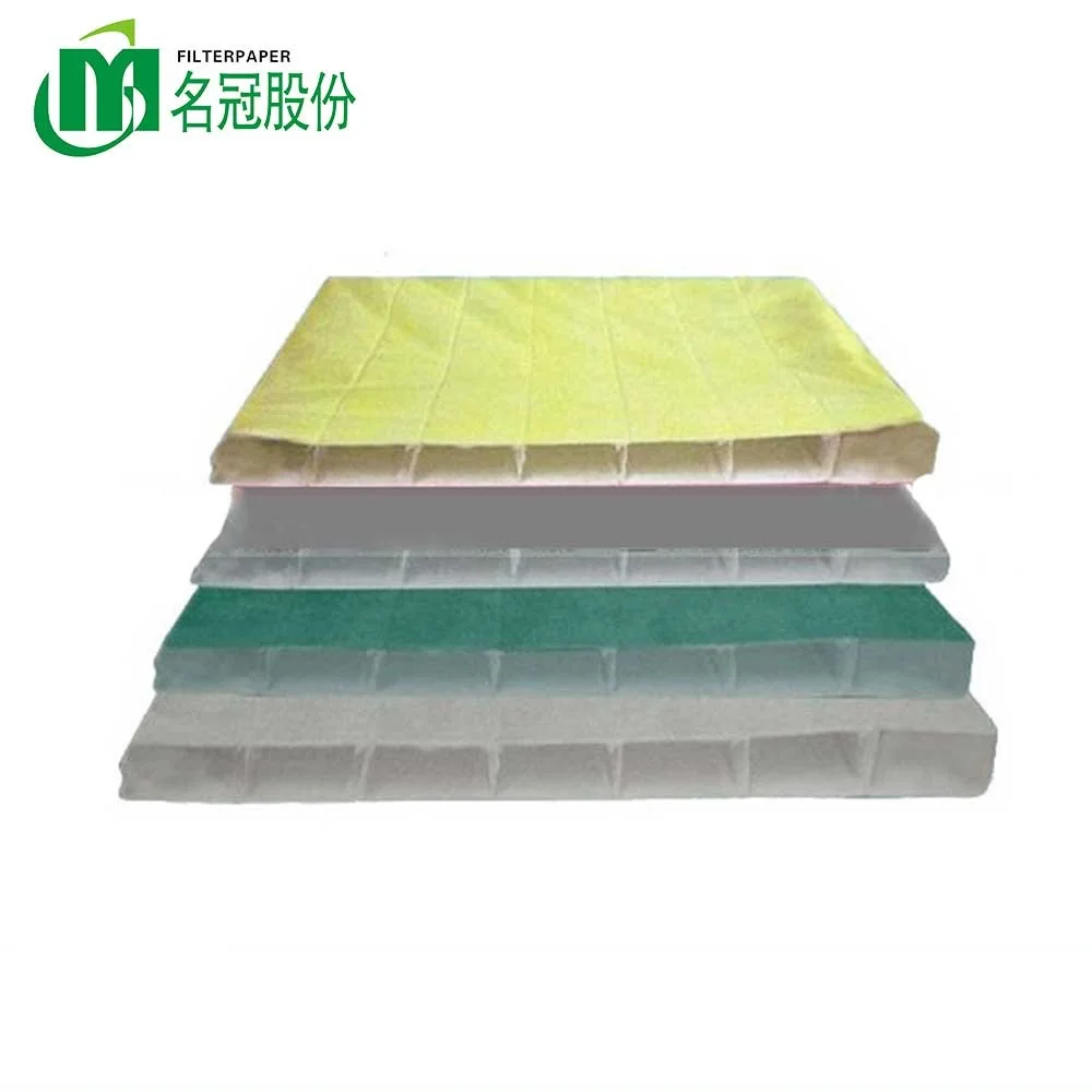F8 high air permeability dust holding medium efficiency bag filter media