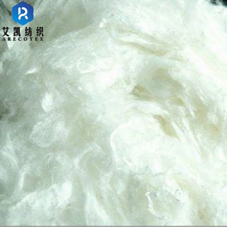 
Wholesale white FR fire retardant rayon Recycled Viscose fiber 