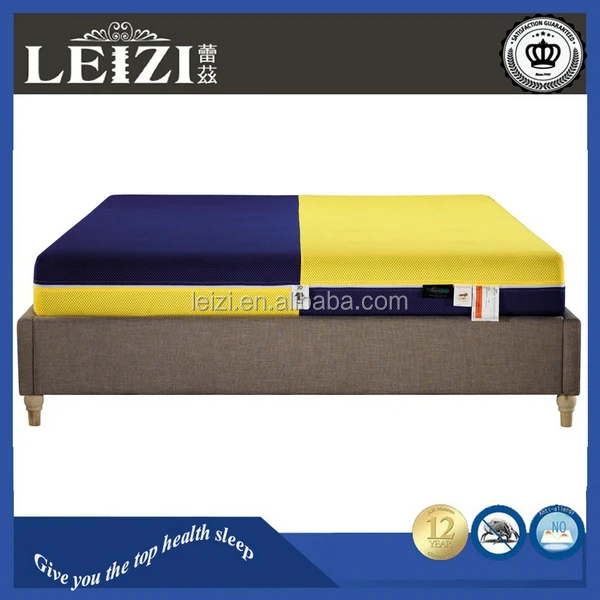 Individually packaged spring coil sand mattress/3d mesh euro top mattress