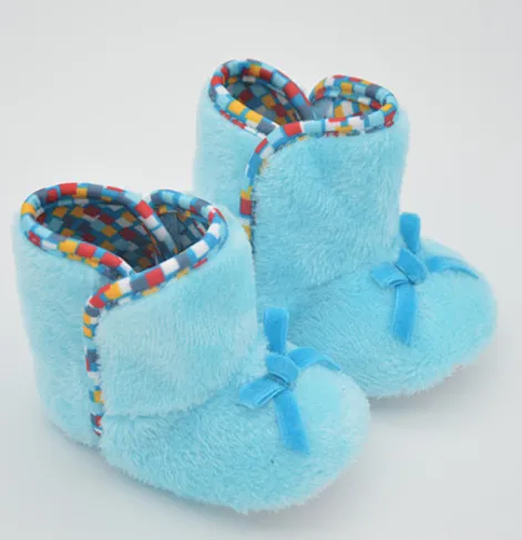 
LIGHT BLUE FUR CUTE BABY SHOES WINTER 