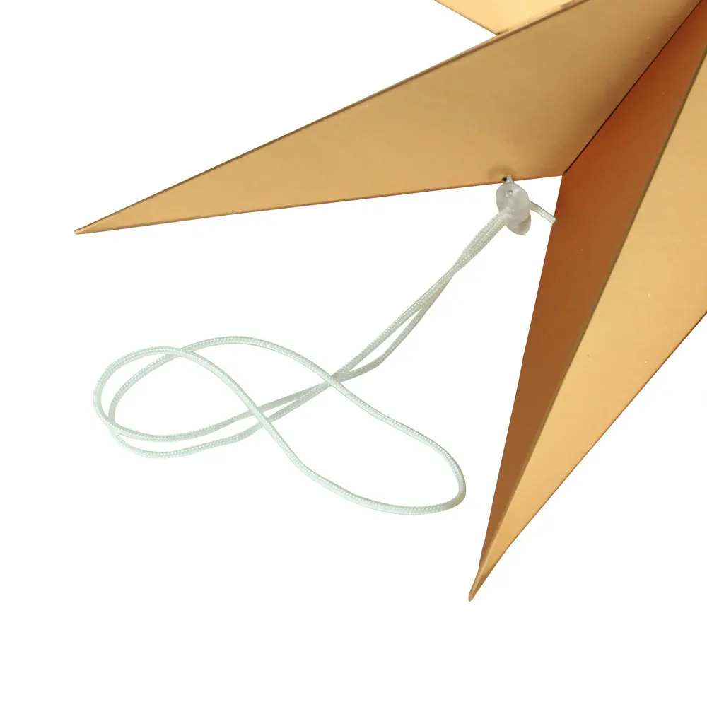 Wholesale 70cm Christmas Decoration 8 Point Silver Gold Paper Star