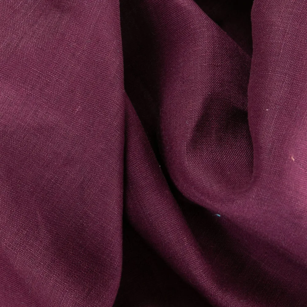 Дышащий 9s * 9s 200GSM плотная тканая подкладка мягкая льняная ткань