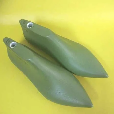 Ladies pointed toe middle heel sandal plastic shoe lasts 4.5cm